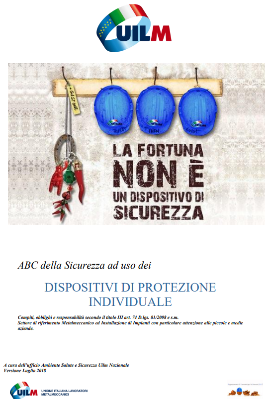 Compiti, obblighi e responsabilità secondo il titolo III art. 74 D.lgs. 81/2008 e s.m. Settore di riferimento Metalmeccanico ed Installazione di Impianti con particolare attenzione alle piccole e medie aziende. Compiti, obblighi e responsabilità secondo il titolo III art. 74 D.lgs. 81/2008 e s.m. Settore di riferimento Metalmeccanico ed Installazione di Impianti con particolare attenzione alle piccole e medie aziende.
