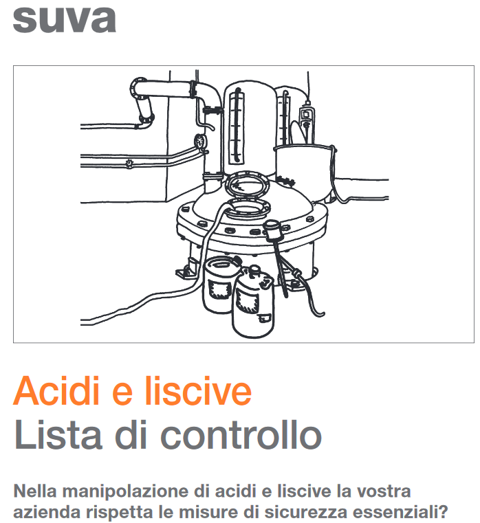 Acidi e liscive Lista di controllo