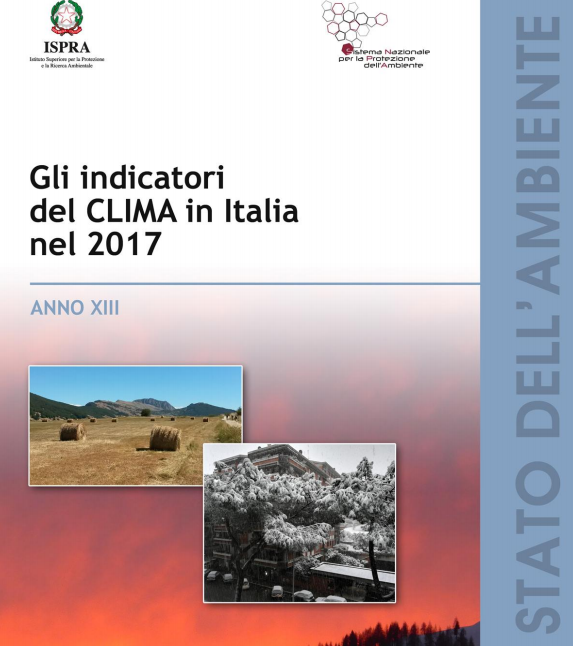 Il XIII rapporto della serie “Gli indicatori del clima in Italia” illustra l’andamento del clima nel corso del 2017 clima