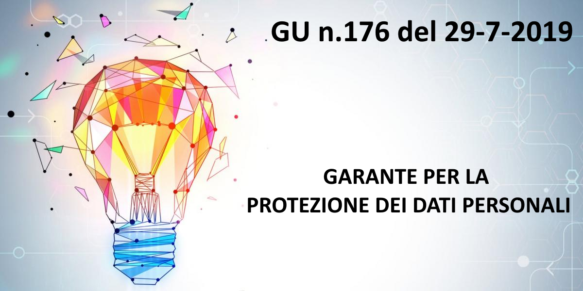 GU n.176 del 29-7-2019 GU n.176 del 29-7-2019