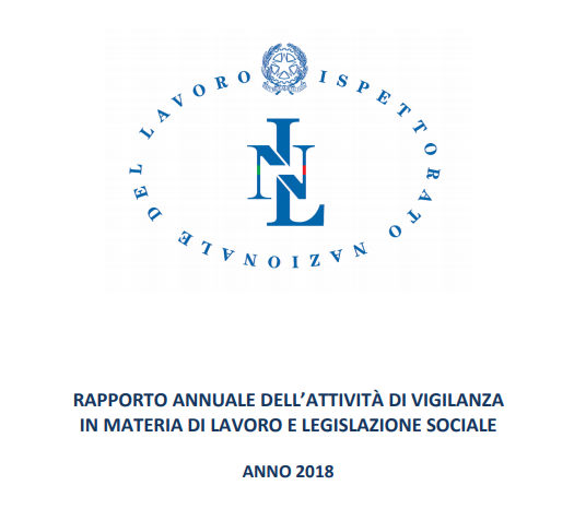 Rapporto annuale attività di vigilanza 2018 Inl inl