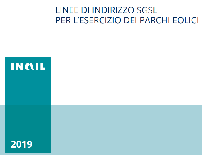 Sgsl per l'esercizio dei parchi eolici parchi eolici