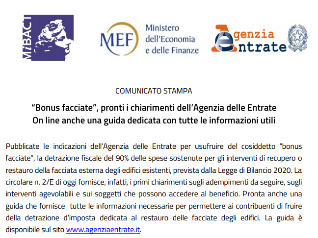 Bonus facciate Bonus facciate