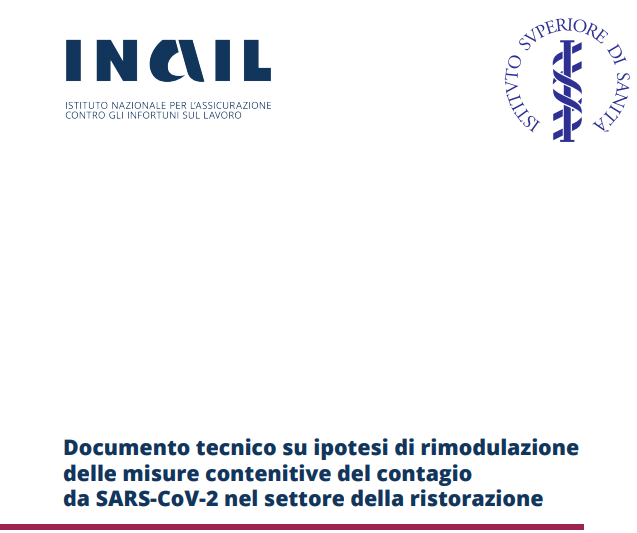 Documento tecnico INAIL su ipotesi di rimodulazione delle misure contenitive