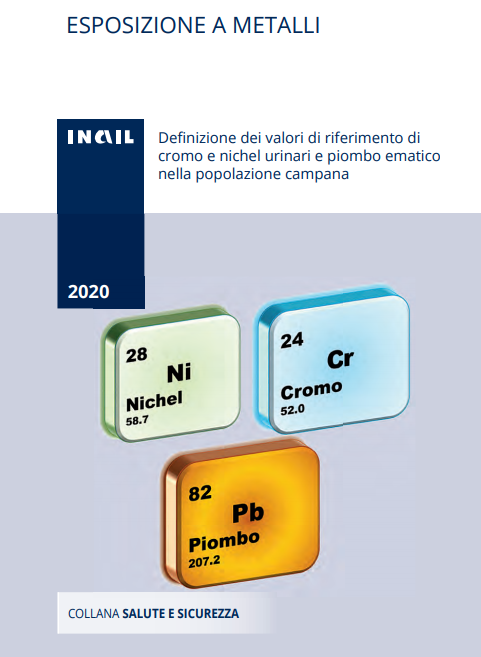 Definizione dei valori di riferimento di cromo e nichel urinari e piombo ematico nella popolazione campana inail 2020