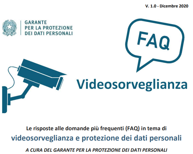 FAQ Garante Privacy