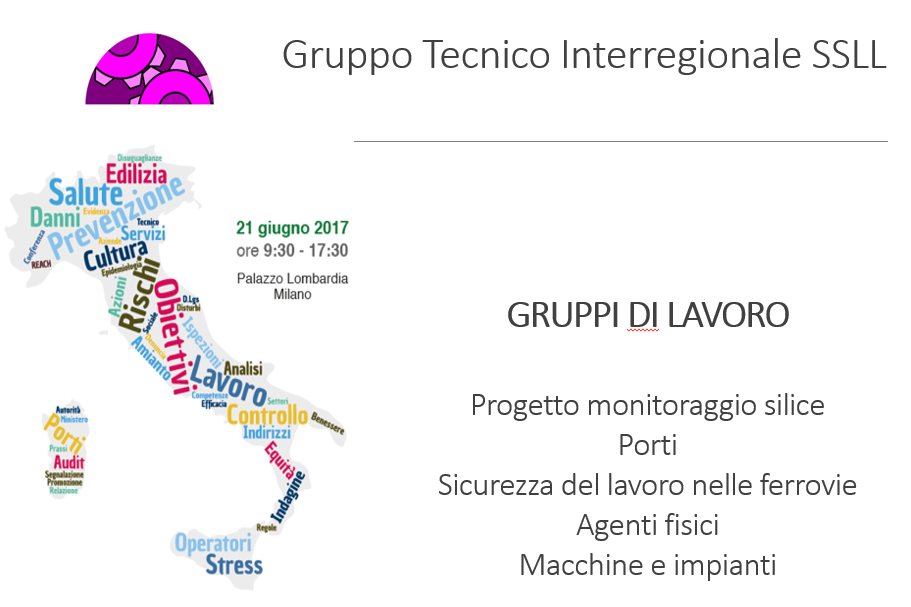 sicurezza nei porti e nelle ferrovie, ai rischi correlati ad agenti fisici, macchine e impianti. ssl